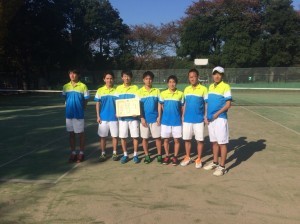 男子硬式テニス部　入賞