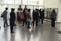 校内見学の様子(高校) 校内見学の様子(高校)