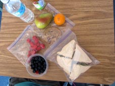 カナダの学生の一般的なお弁当 カナダの学生の一般的なお弁当