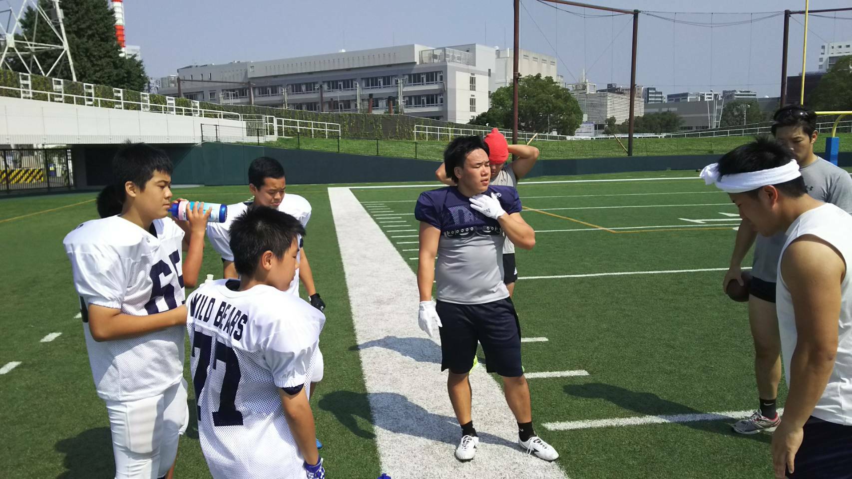 アサヒビールシルバースターと合同練習 足立学園中学校 高等学校 学校公式ブログ エデュログ
