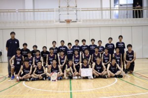 平成30年度東京都中学バスケットボール新人大会 足立区予選大会にて優勝