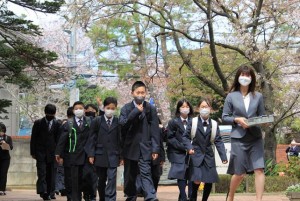 教室へ移動