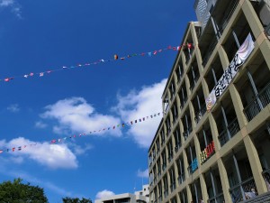 梅雨の晴れ間の体育祭