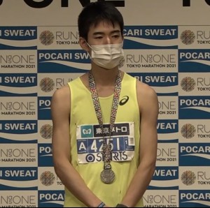 【卒業生の活躍】卒業生が東京マラソン(準エリートの部)で2位入賞しました！！
