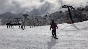 スキー実習②