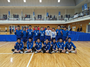 中学バレーボール部　全国大会初戦突破