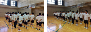 中学集団行動①