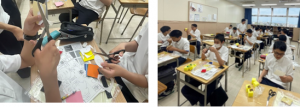 中学2年家庭科スポンジ