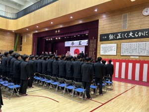 高等学校　卒業式