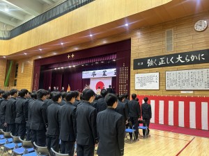 中学校　卒業式