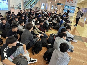 中3修学旅行　1日目