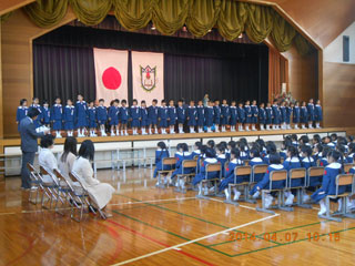 入学式 カリタス小学校 学校公式ブログ【エデュログ】