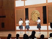 高校ソフトテニス部　「インターハイ激励会」が行われました。