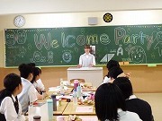 10年生(高校1年生)グローバルリーダーコース　「留学生ウェルカムパーティー」