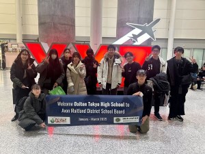 カナダに向けてターム留学組が出発しました