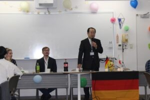 ドイツ シュヴェリーン エコレアインターナショナルスクールの生徒が本校を訪問しました。