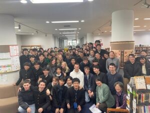 ドイツの高校生たちが来校しました
