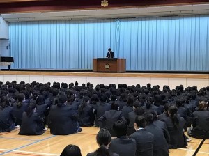 3学期始業式