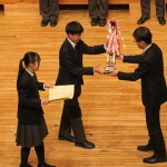 最優秀賞を受賞した3年1組