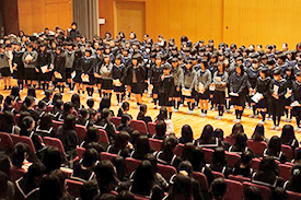 「ようこそ佼成女子へ！」新入生歓迎会が行われました