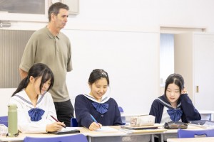 佼成学園中学・高等学校　千歳烏山　パンフレット用写真