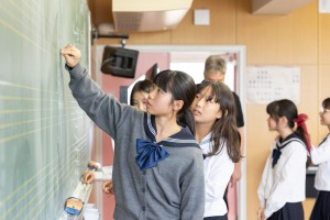 佼成学園中学・高等学校　千歳烏山　パンフレット用写真