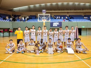 高校男子バスケットボール部　東京都代表決定戦　優勝