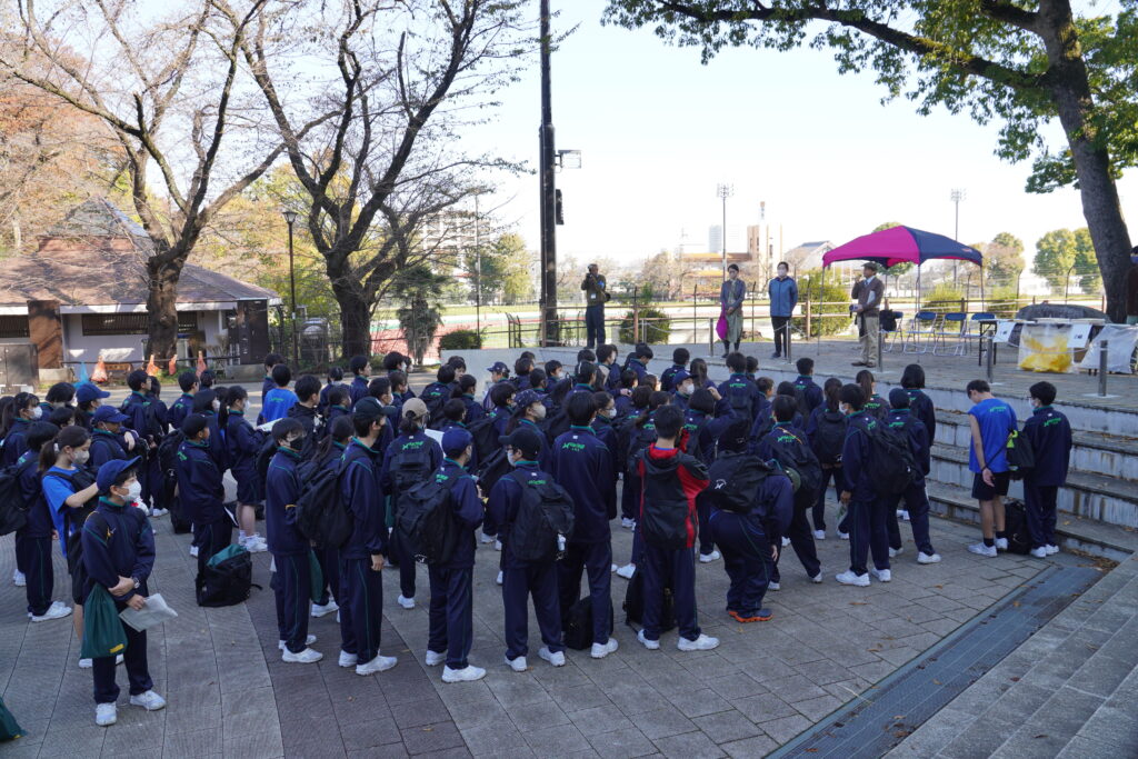 中学1年 野外スケッチ大会