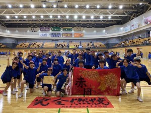 中学運動会　赤団初優勝！！