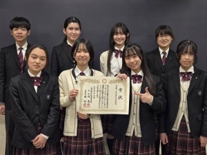 中学吹奏楽部　アンサンブルコンテスト金賞！