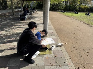 中学1年生スケッチ大会