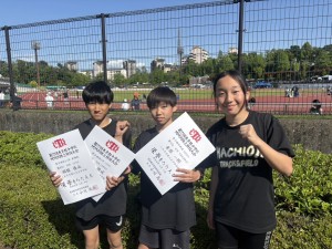 中学陸上部 都大会出場決定!