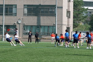 これが噂の三方向綱引きです！