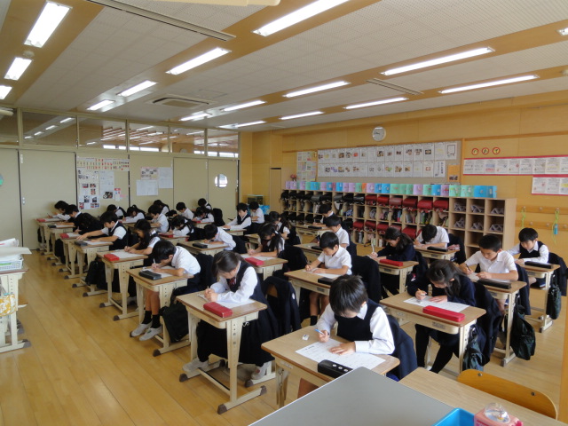 小 かんじくん昇級試験 日出学園小中高等学校 学校公式ブログ エデュログ