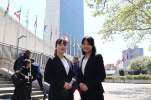 本校生徒が高校模擬国連のニューヨーク国際大会に参加しました。