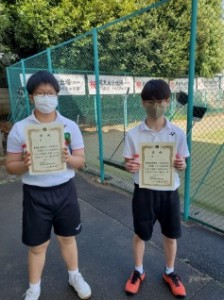 中学男子ソフトソフトテニス部：私学新人選手権