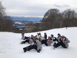 〈高1スキー・スノーボード実習　最終日〉