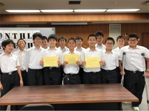 学年スピーチコンテスト