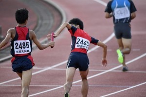 高校　陸上競技部　地区新人大会の結果