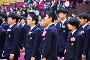 中学校第14回卒業式