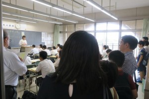 9月14日 授業見学会が実施されました