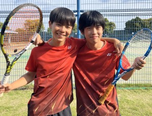 【男子テニス部】埼葛地区合同予選会中学校学校総合体育大会で県大会出場！