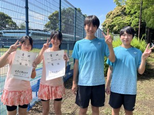 【男女テニス部】埼葛地区予選学校総合体育大会個人戦で県大会出場！！