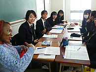 《高校1年》　校内英語研修Global Village プログラムに参加しました