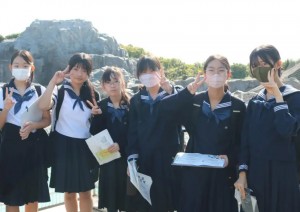 中１学年　一日研修に行きました