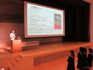 中学3年『サード・キッチン』著者・白尾悠さん講演会