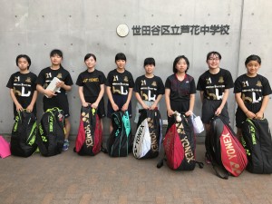 【中学バドミントン部】選手権大会