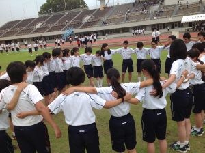 中高合同の体育祭が行われました