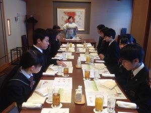 中2「日本料理食卓作法教室」実施