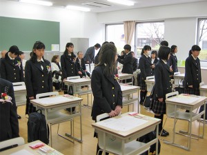 平成31年度駒沢学園女子中学高等学校の入学式を挙行しました。